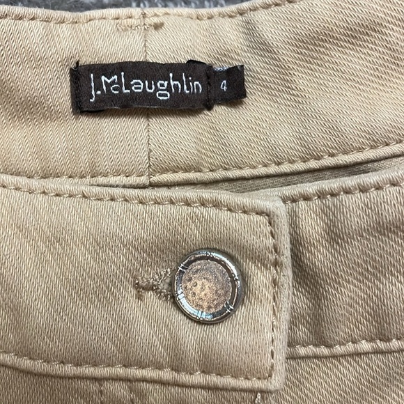 J. McGlaughlin Tan Jeans Size 4 - Picture 2 of 8